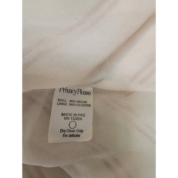 Privacy Please Mini Wrap Skirts Womens Size Large Satin Striped Lined Slinky - Picture 6 of 6